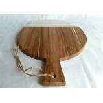 Marble Acacia Wood Household Stone Placemats Paddle Shape