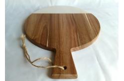 China Marble Acacia Wood Household Stone Placemats Paddle Shape supplier