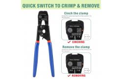 China Practical PEX Ratchet Clamp Tool , Portable PEX Ratcheting Cinch Clamp Tool supplier