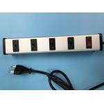 4 Way Italian Metal Power Strip With Surge Protector for sale