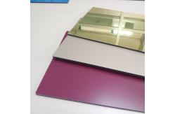 China High Reflective Rate Aluminum Mirror Sheet Glass Processing Anodized Stable supplier