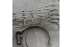China Anti Theft Mesh Bag Stainless Steel Rope Mesh For Floodlight Safety Net supplier