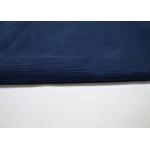 Navy Garment Washed Canvas Fabric Non Harmful Dust And Waste Created