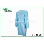Long Sleeves Disposable Medical Use Isolation Gowns With Elastic Cuffs For Hospital for sale