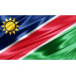 Namibia National Flag Knitted Polyester Screen Printing Rope Swiss Hooks for sale