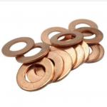 Metric Solid Copper Sealing Washer DIN 7603A Copper Washer for sale