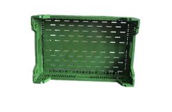 China Cheap foldable stackable plastic box for fruits supplier