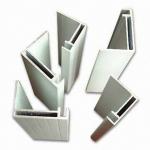Custome 60 × 35mm Solar Panel Aluminium Frame Electrophoresis Aluminum Extrusion Profiles for sale