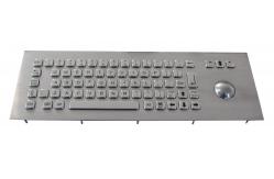China 69 Keys Panel Mount Keyboard , Stainless Steel Keyboard with Trackball MTB,  OTB , LTB supplier