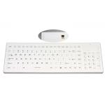 Logo Customized Waterproof Silicone Keyboard With Wireless USB Receiver And Number Pad for sale