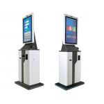 Card Payment Self Service Ticketing Kiosk Visitor Ordering Kiosk Machine for sale