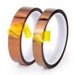 Single Side Coated Polyimide Film Adhesive Tape Amber Transparent for sale