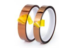 China Single Side Coated Polyimide Film Adhesive Tape Amber Transparent supplier
