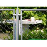 Stainless Steel Ferrule Knotted Aviary Wire Netting In Animals Cage for sale