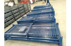 China Customized Padlock Locking System  Collapsible Stillage Cage For Logistics supplier
