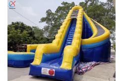 China Factory Inflatable Huge Slide Inflatable Double Water Slides Curved Slide Adults supplier