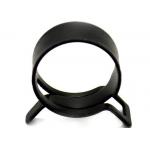 25mm Diameter Black Plated Single Ear Stepless Hose Clamps for sale