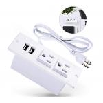 Office desktop conference table power socket white embedded power supply board