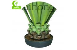 China Real Touch Height 100cm Green Artificial Succulents In Pots supplier