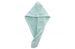 China Coral Fleece Microfiber Hair Towel supplier