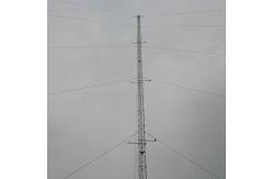 China Tubular Hot Dip Galvanized 40m Guyed Wire Tower Customizable Steel Structure supplier