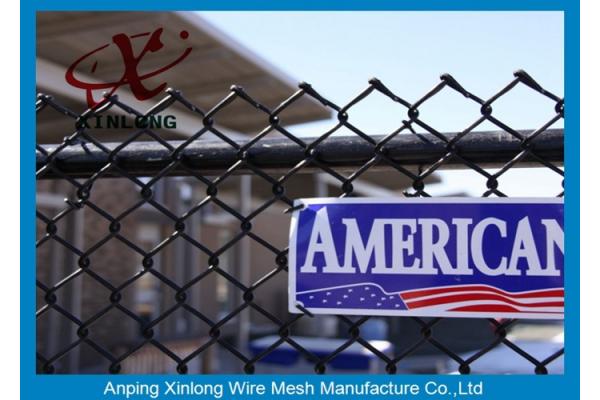 Galvanized Steel Chain Link Fence Diamond Wire Mesh Fence Privacy Fence