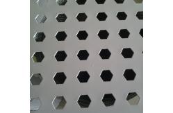 China Decoration Mesh 1000x2000mm Perforated Aluminum Panels 0.3mm Thickness supplier