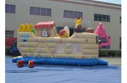China Common Elephant Animals Pirate Ship Inflatable Slide Children cute inflatable Pirate Jump House supplier