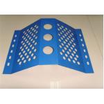 Single Peak Windbreak Fence Panels Perforated For Construction Site for sale