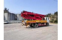 China Sany 37m Concrete Pump Truck with Hydraulic Chassis and Wide Machining Process supplier