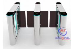 China Remote Control Security Turnstile Gate Office Customize Logo Swing Barrier Price supplier
