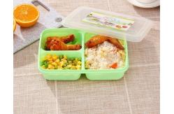 China Kids Reusable Plastic Lunch Containers , BPA Free Bento Lunch Box supplier