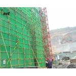 Green Builders Safety Netting Tear Resistant Mesh Netting For Scaffolding for sale