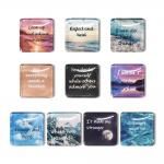 Personalized Diy Glass Magnetic Souvenir Set Multipurpose Durable 29*8.5mm for sale