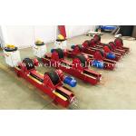 Lead Screw 10 Tons Tank Turning Rolls , Pipe Welding Rotator Stand With PU Wheel for sale