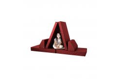 China Imaginative Modular Foam Play Couch Removable Cover 6 Pieces supplier