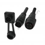 Industrial 9 Pin Waterproof Connector Male Socket IP67 Connector