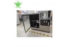 China 50W Flammability Testing Equipment Surgical Facial Flame Retardant Tester supplier