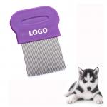 Colorful Promotional Pet Comb Stainless Steel Comb Cheap Gifts Logo Customized for sale