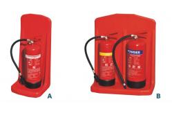 China OEM ODM Plastic Fire Extinguisher Base Stand Floor Or Wall Mounted supplier