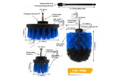 China 15pcs Electric Drill Brush Set 550g All Purpose Power Scrubber Cleaning Kit supplier