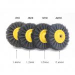 M14 Nut Abrasive Wire Polishing Grinding Wheel Brush Deburring for sale