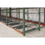 Gravity Movable Push Back Pallet Racking For Cold Warehouse Storage for sale