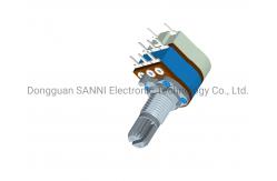 China RV12321GSKA Rotary 12mm Potentiometer Dual Unit Shaft Sealed With Switch supplier
