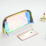 TPU Custom Clear Waterproof Holographic Cosmetic Bag for sale