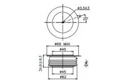 China Phase Control Thyristors Y45KPC supplier