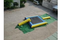 China Square Trampoline Combo With Slide Inflatable Water Sports Games With High Quality supplier
