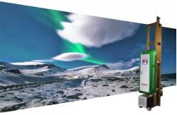 China 5m Lead Rails Vertical Uv Wall Painting Printer Any Width Printing supplier