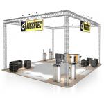 Alloy Booth Lighting Square Truss Aluminum Truss Display 0.5m 4 Meter for sale