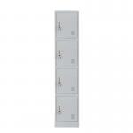 ODM/OEM Multi Tier Metal Lockers 4 Doors Steel Locker Modular for sale
